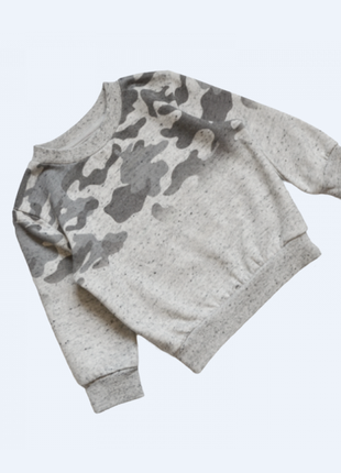 Серый свитшот реглан primark на мальчика 2-3 года2 фото