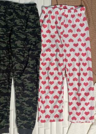 Пижамные штаны флисовые