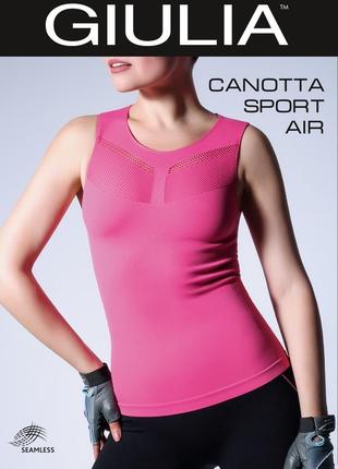 Розовая спортивная майка canotta sport air1 фото