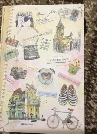 Класний вінтажний блокнот формату а4