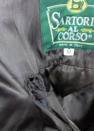 Пальто чоловіче кашемірове sartoria al corso10 фото