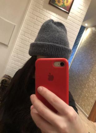 Шапка ручная работа новая мохер