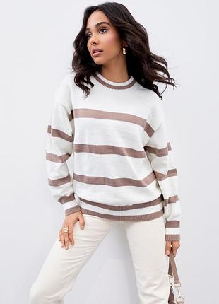 В'язаний джемпер арт. 24282, молочний