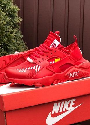 Nike Huarache レッド スパイクシューズ Женские красные кроссовки в сетку nike huarache 🆕 найк хуарачи