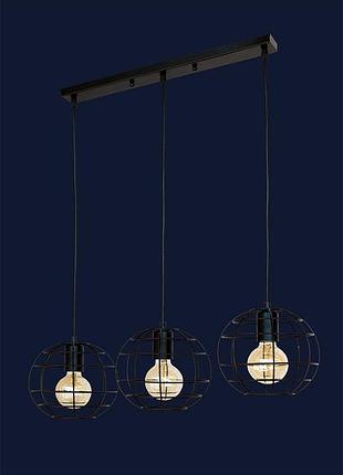 Люстра в стиле лофт 756pr2175f-3 bk (500)