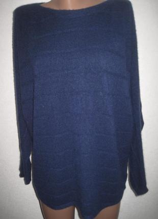 Синий кашемировый свитер c&a р-рl1 фото
