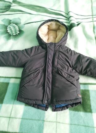 Зимова куртка для хлопчика zara2 фото
