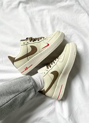 Кросівки 🔥nike air force 1 low premium "white/brown🔥