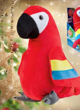 Говорящая игрушка попкгай playtive розмовляюча іграшка папуга