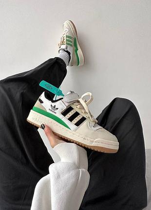 Кросівки adidas forum ‚84 beige / green