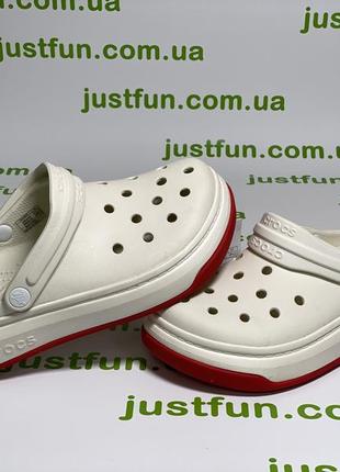 crocs Supposed crocband full force white платформи білі