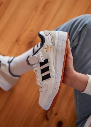 Женские кроссовки adidas forum white blue 36-37-38-39-40-41