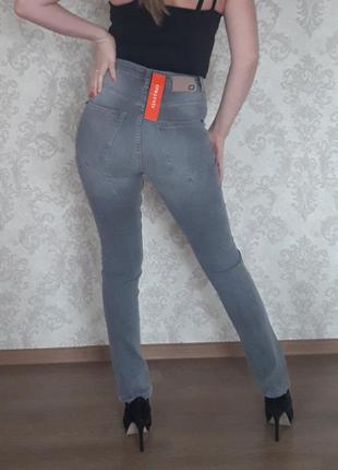 Джинси завужені з високою талією rebecca boyfriend