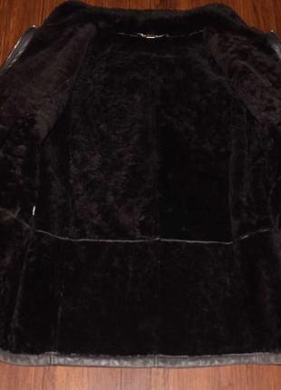Werner christ leather мужская премиальная зимняя дубленка5 фото