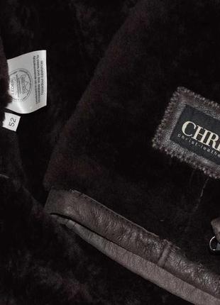 Werner christ leather мужская премиальная зимняя дубленка7 фото