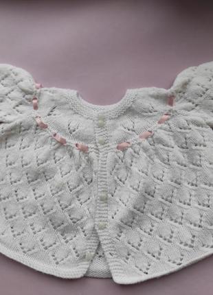 Вязаное платье для малышки