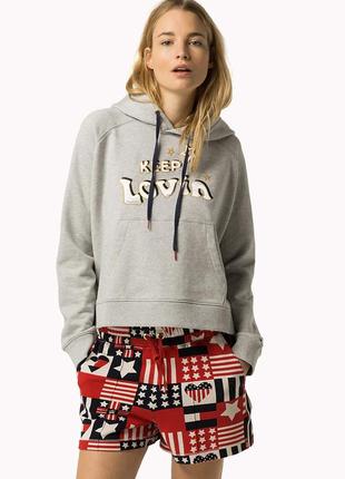 Худі gigi hadid x tommy hilfiger oversize hoodie