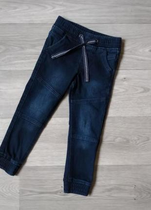 Теплі джинси джогери термо джинси 86 92 lupilu