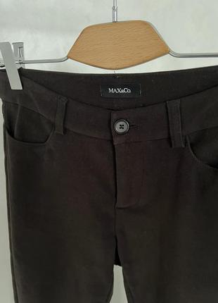 Коричневые вельветовые брюки maxmara3 фото