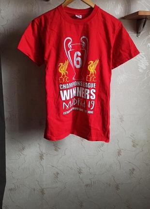 Фан-футболка леверпуль, fruit of the loom