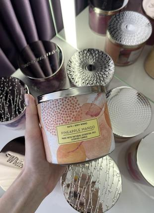 Свічка свеча bath and body works pineapple mango