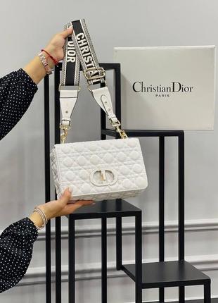 Сумочка белая женская в стиле christian dior сумка маленькая кристиан диор кросс-боди клатч