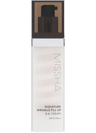 Missha signature wrinkle filler bb cream spf37 pa++ bb-крем для лица для зрелой кожи