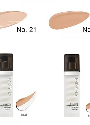 Missha signature wrinkle filler bb cream spf37 pa++ bb-крем для лица для зрелой кожи