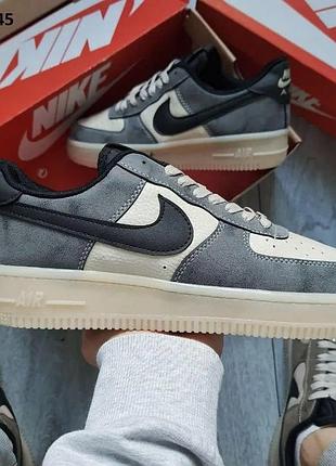 Nike air force біло-сірі 2