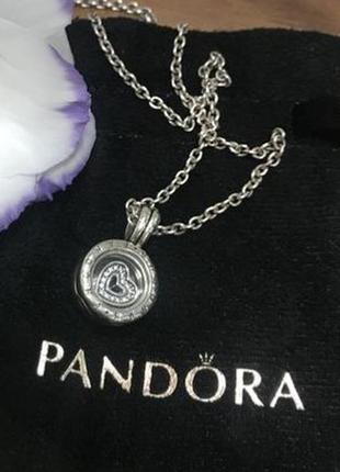 Pandora кулон петиты , подвеска пандора , серебро 92510 фото