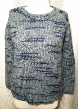Жіночий вовняний, мохеровий светр, світшот, джемпер 10 розмір.7 фото