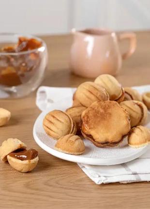 Форма для выпечки печенья орешки 23 шт под начинку5 фото