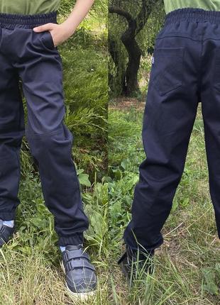 Коттоновые брюки джоггеры подростковые для мальчика sk32-07-34 фото