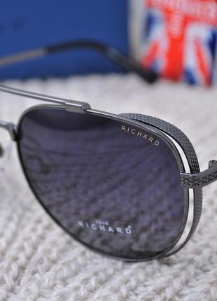 Фирменные солнцезащитные очки  thom richard tr9021 капля с шорой