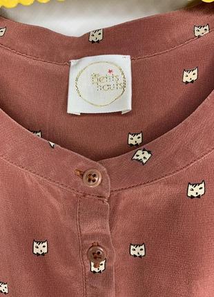Блуза шовк des petits nauts 3