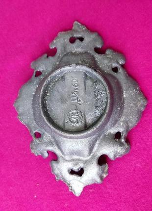 Алюминиевая тарелка подставка фигурка статуэтка пепельница конфетница ссср алюминий6 фото