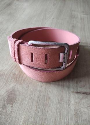 Стильный женский  замшевый кожаный ремень  mavi.   размер- 90.