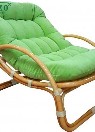 Лаунж-кресло соло cruzo натуральный ротанг медовый (kr0024)
