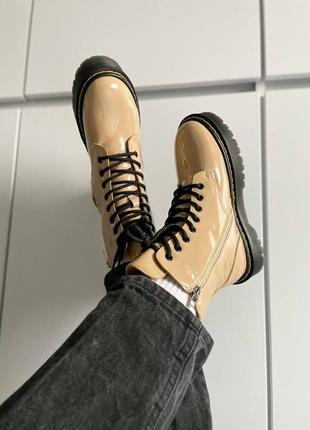 ♠️dr.martens jadon beige "хутро"♠️10 фото