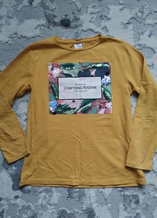 Горчичный реглан zara, р. 140, 10 лет