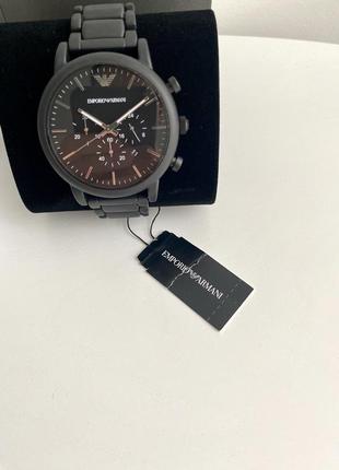 Emporio armani watch chronograph ar1895 мужские наручные брендовые часы хронограф армани оригинал на подарок мужу подарок парню7 фото