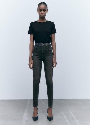 Zara high-rise sculpt jeans джинси скіні з високою посадкою