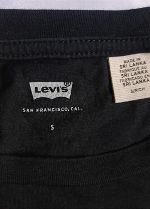 Чорна футболка levi's5 фото