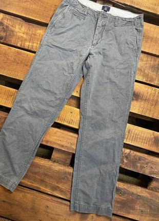 Чоловічі бавовняні джинси (штани, брюки) gap (геп срр ідеал оригінал сірі)
