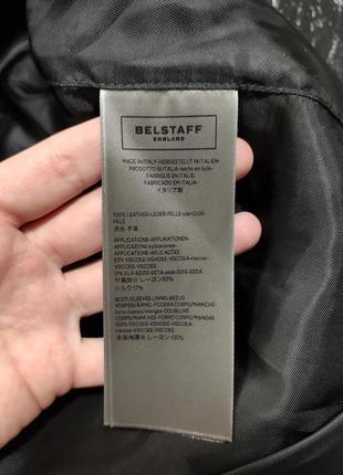 Очень крутая, качественная черная кожаная курточка куртка косуха belstaff9 фото