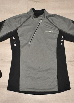 Бігова вітронепроникна водовідштовхуюча кофта craft elite ventair x wind repel running jersey - s