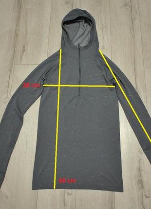Спортивний біговий лонгслів худі lululemon swiftly tech hooded 1/2 zip long sleeve shirt - 610 фото