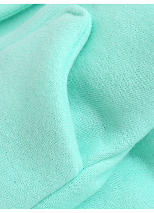 Пальто для девочки с бантиком зеленое 80 - 100 см5 фото