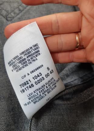 Стильный джинсовый пиджак/жакет с бархатом и цепями,levi's, p. xs-s10 фото