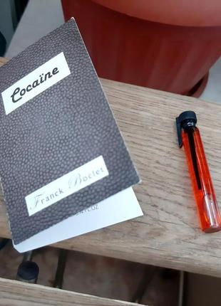 Franck boclet cocainе💥оригинал миниатюра пробник mini 5 мл книжка игла5 фото